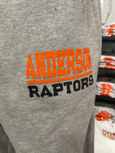 Sweatpants (Open)- Anderson Raptors - Grey