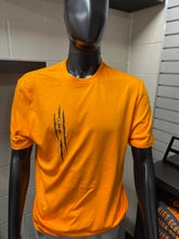 Load image into Gallery viewer, Short Sleeve Tee - Vertical Scratch - Orange