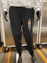 Load image into Gallery viewer, Sweatpants (Jogger)- Vertical Scratch - Black